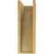 Ekena Millwork 7"W x 14"D x 21"H Classic Crestline Rough Cedar Woodgrain TimberThane Corbel, Primed Tan CORUR07X14X21CRERCPR - alternate 2